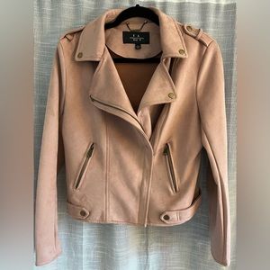 Blush Suede Jacket